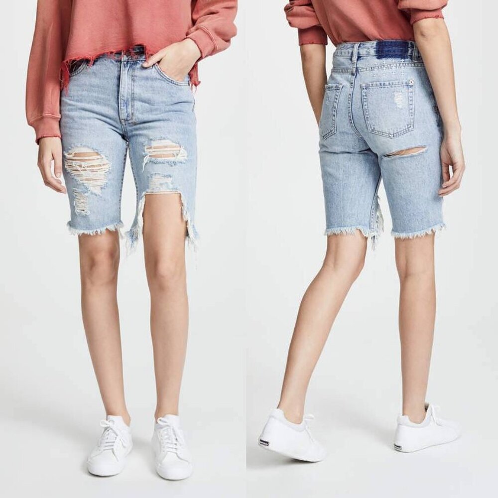 Ksubi App-Laye Dirty Harry Long Jean Shorts